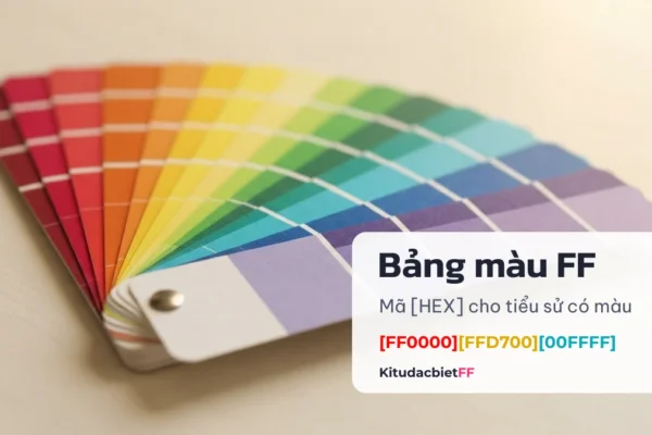 Bảng Màu FF: Mã Màu Tiểu Sử, Chữ V Vàng, Mẫu Bio Và Công Cụ Tô Màu