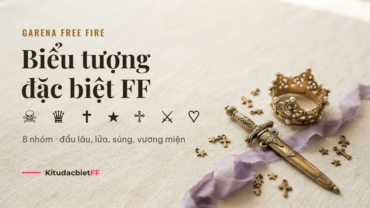Biểu tượng đặc biệt FF: đầu lâu, vương miện, thánh giá, ngôi sao