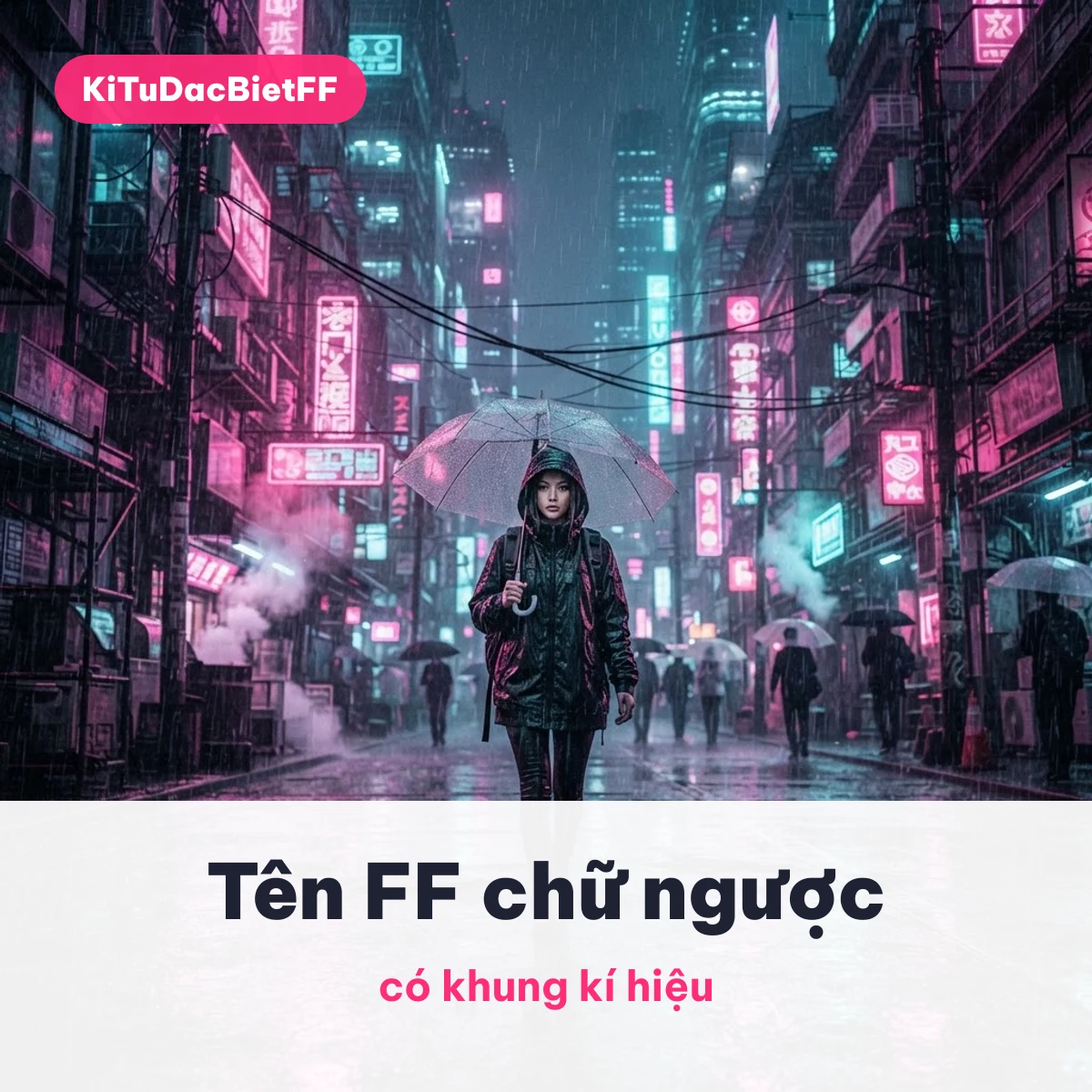 Tên FF chữ ngược có khung